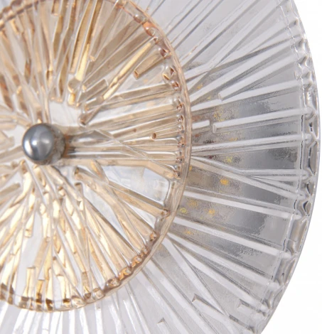 Бра светодиодное Arte Milano AM-1252B 1.1252B.D150.H150.LED Ni (220V, круглые)