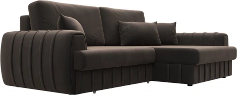 Диван угловой Лига-057 НПБ угол правый Лига Диванов (Велюр) арт.129272