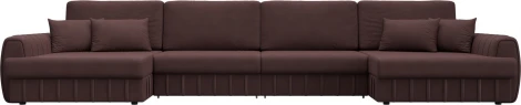 Диван П-образный Лига-057 НПБ Лонг Лига Диванов (Замша) арт.129341