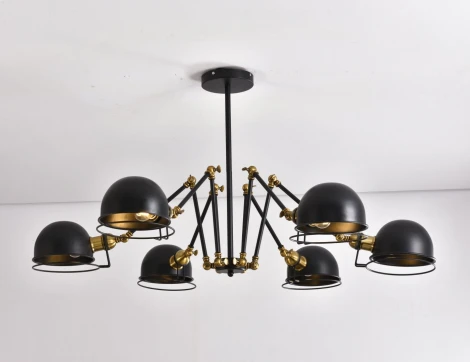 Потолочная люстра Lumina Deco Valmonti LDP D015-6 BK