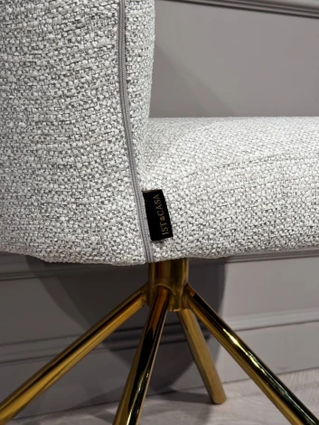 Стул обеденный IST-CASA Авалон BS1240-WT, белый крем/золото