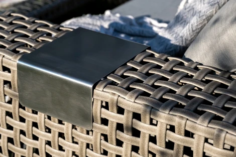 "Тито" лаунж-зона из искусственного ротанга, цвет серый 4SIS арт.УТ-00007461