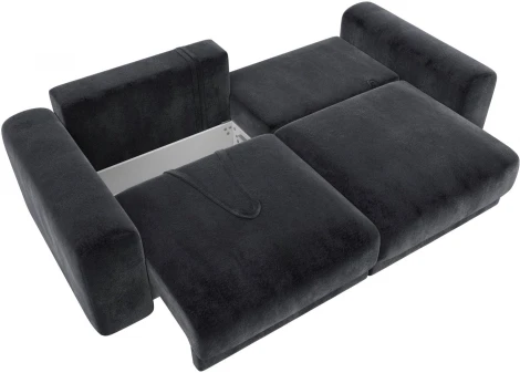 Диван прямой Лига-056 НПБ Лига Диванов (Велюр) арт.129125