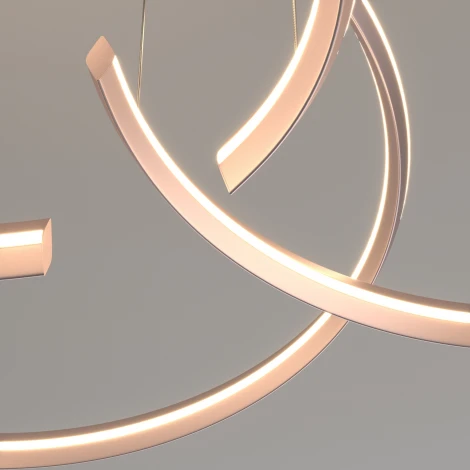 Подвесной светильник Eurosvet Gap 90180/3 (LED, 220V, пульт управления, на тросе, кольцо)