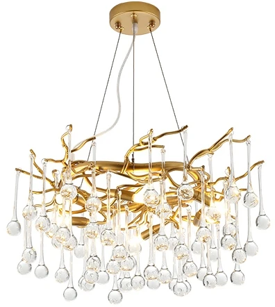 Подвесная люстра Droplet Chandelier ImperiumLoft 40.2697-0 (148052-22) (220V, на тросе)