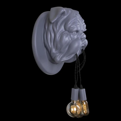 Настенный светильник Loft It Bulldog 10177 Grey (220V, животные)