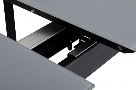 Стол R-Home раскл. Нарвик Glass 120-150 Automatic Natur/Dark matte glass