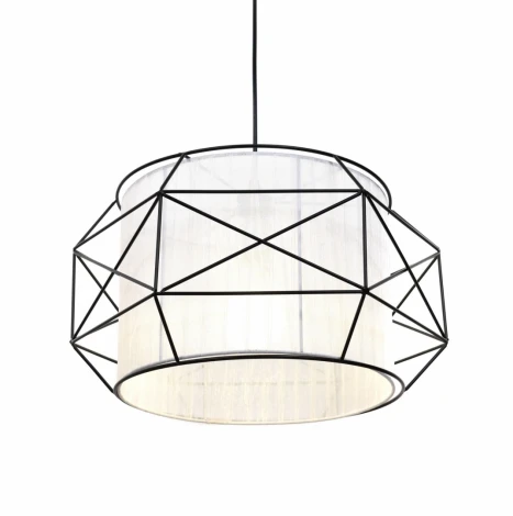 Подвесной светильник Lumina Deco Berti LDP 8001 BK+WT
