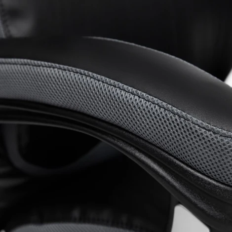 Кресло DUKE кож/зам/ткань, черный/серый, 36-6/12 Tetchair 12904