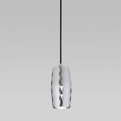 Подвесной светильник Eurosvet Bonaldo 50246/1 LED хром (220V, на проводе, круглые)