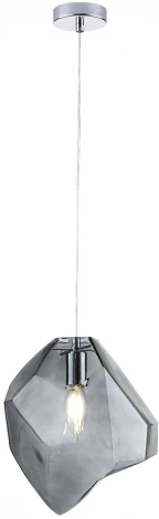 Подвесной светильник NUESTRO SP1 CHROME/SMOKE Crystal Lux