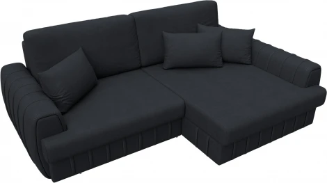 Диван угловой Лига-057 НПБ угол правый Лига Диванов (Замша) арт.129282