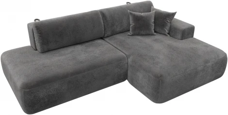 Диван угловой Лига-036 НПБ Модерн правый угол Лига Диванов (Велюр) арт.127777