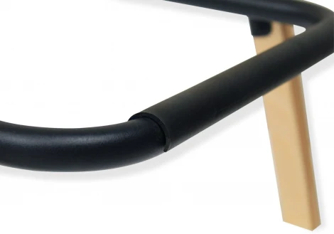 Стул барный Sheffilton SHT-ST29/S94 оранжевый ral2003/прозрачный лак/черный