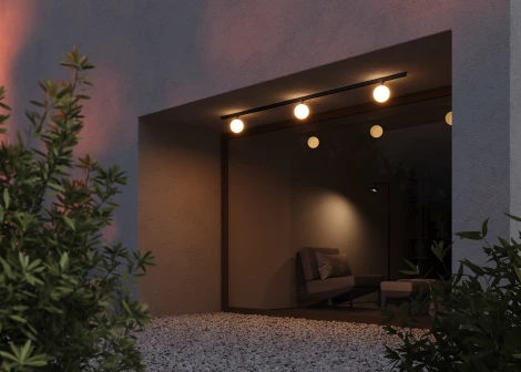 Трековый светильник 9W 48V Maytoni Luna O-TR01-1-S-9WB3K (LED, шар, IP65)