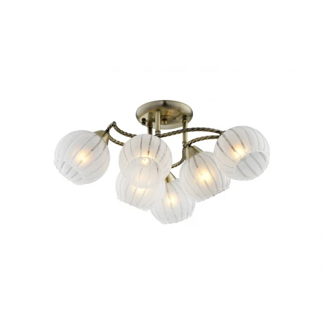 Потолочная люстра IDLamp Carlota 244/6PF-Oldbronze