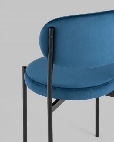 Стул Stool Group Бриф NEW велюр синий 4 шт УТ000037771