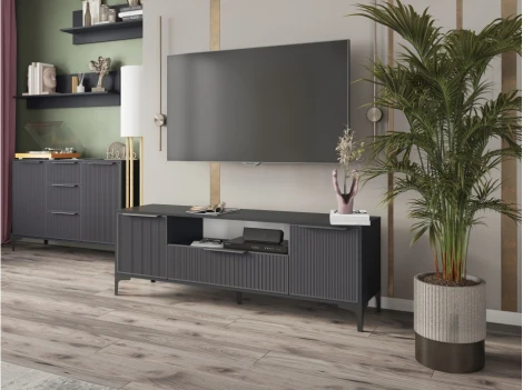 Тумба под телевизор Woodville Иадама Хандис (ЛДСП) арт.619893