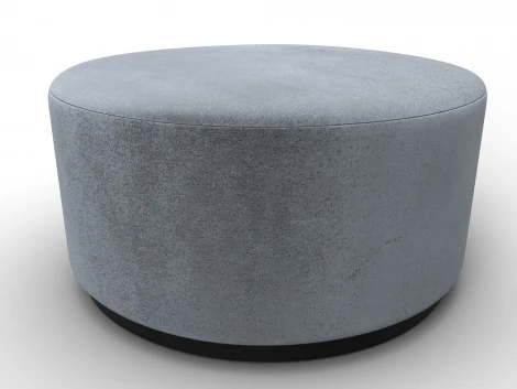 Пуф 005 (ДСП/Пластик/Велюр/Серый) Лига Диванов 132370