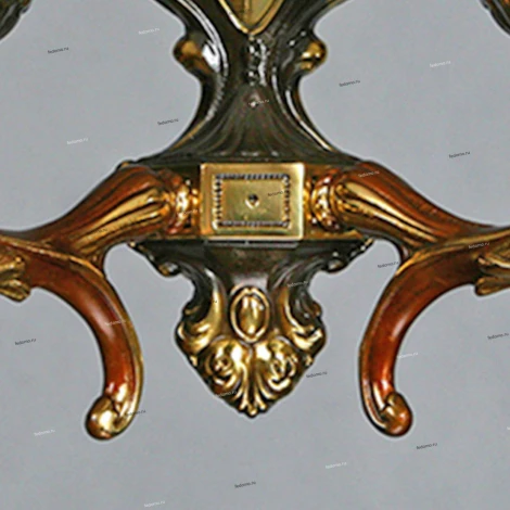 Бра Ambiente by Brizzi Toledo, 2 плафона, бронза с белым