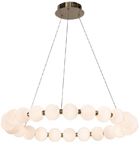 Подвесной светильник AM Group PEARL-D800 FGD (на проводе, шар, бусы)