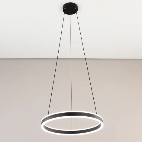 Подвесная люстра Citilux Дуэт CL719501 (регулировка яркости, LED, 220V, пульт управления, на тросе, кольцо)