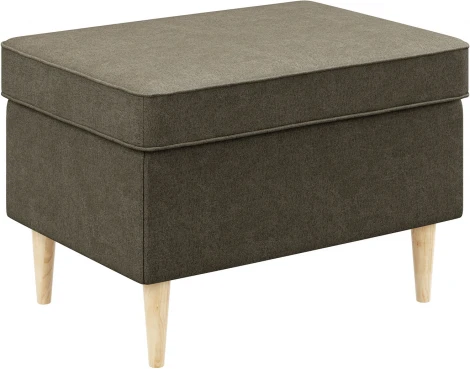 БЕНОН Пуф тканевый, коричневый D1 furniture арт.AAA41702002