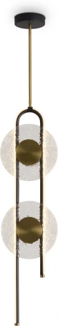 Потолочная люстра на штанге Freya Drip FR6173PL-L18B (LED, 220V)