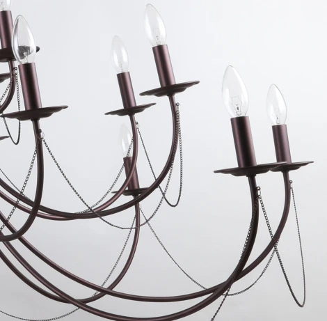 Подвесная люстра F-Promo Plini 2590-20P (220V, на цепи, свеча)