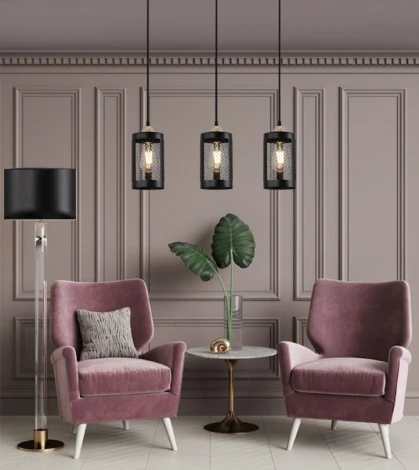 Подвесной светильник Wedo Light Timea WD4003/3P-BK-GD