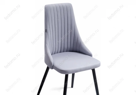 Стул Woodville на металлокаркасе Нараян velutto 49 / черный 462312