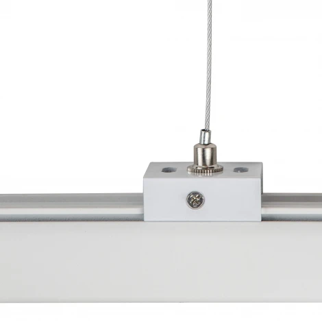 Набор для подвесного монтажа трехфазных шинопроводов Uniel UFB-H41 WHITE 1 POLYBAG