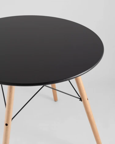 Стол круглый EAMES DSW NEW D=80 черный Stool Group арт.УТ000039067