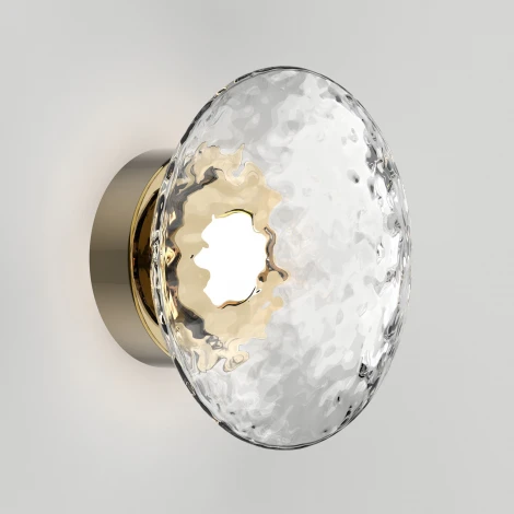 Настенный светильник Eurosvet Ripple 50389/1 LED латунь