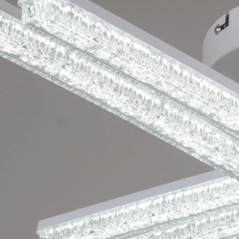 Потолочная люстра светодиодная на штанге с регулировкой цветовой температуры, яркости и ночным режимом Reluce 58290-0.3-08 WH