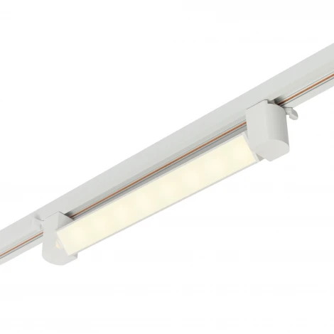 Трековый однофазный светодиодный светильник 16W 220V MyFar Лайнс MT0112-16W4K-W