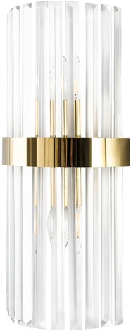 Бра Crystal Lux SORPRESA AP2 BRASS/TRANSPARENTE