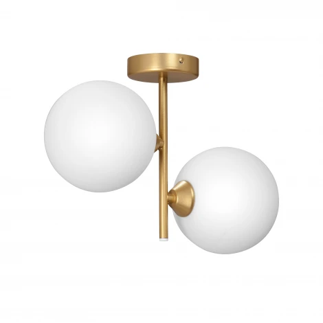 Потолочная люстра на штанге Vitaluce V2935-8/2PL (220V, шарики)