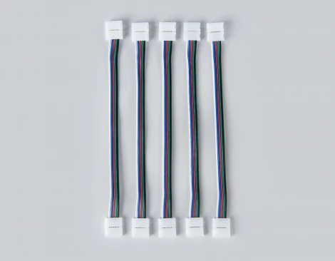 Соединитель гибкий Ambrella Illumination GS7801 двухсторонний для светодиодной ленты 5050 12/24V (5 конт.) 150 мм