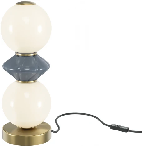 Настольная лампа Maytoni Brosche MOD362TL-L10GR3K (LED, 220V, выключатель, шар)