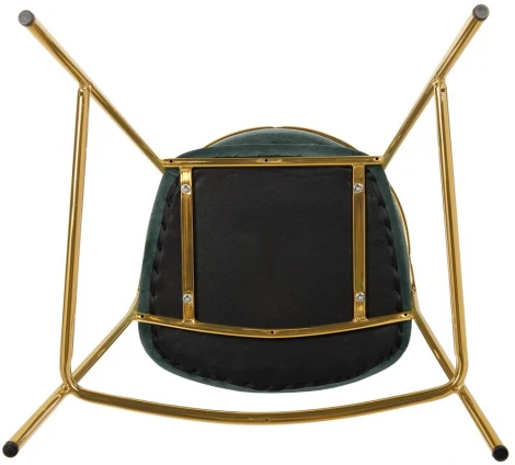 Стул полубарный Turin мятный с золотыми ножками Bradex Home FR 0913