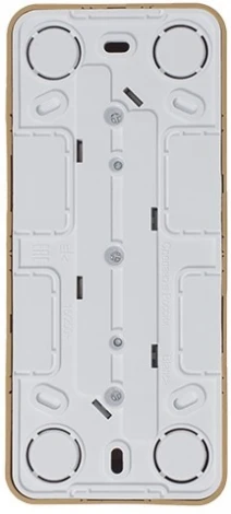 Розетка накладная тройная с заземлением и шторками (ясень) Systeme Electric Blanca BLNRA011315