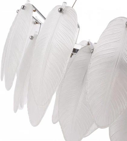 Подвесная люстра Arte Milano AM-4653 4653.D450.H240.E14.5 Ni (220V, на тросе, перо)