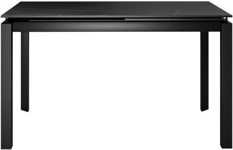 Стол DikLine KT120 мрамор черный Оникс,опоры черные