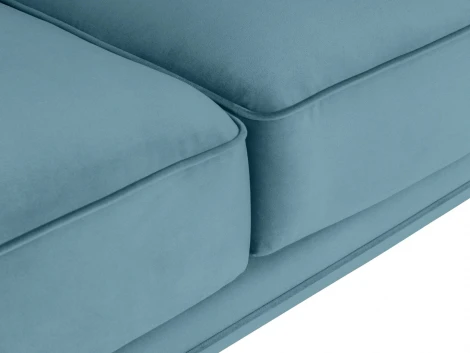 Диван Amsterdam двухместный ОГОГО (арт.342690), (Ткань/Голубой)