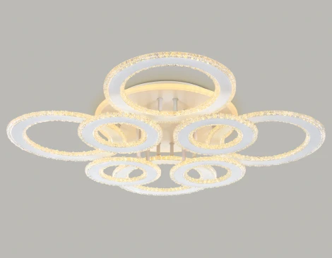 Потолочная люстра на штанге светодиодная с пультом ACRYLICA FA8854 Ambrella (220V)