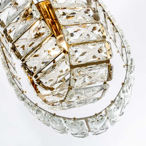 Подвесная люстра хрустальная Modelux ML.755.2 GD