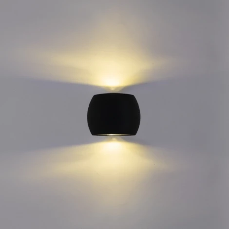 Настенный светильник светодиодный Reluce 86008-9.2-002TLB LED2*3W BK (220V)