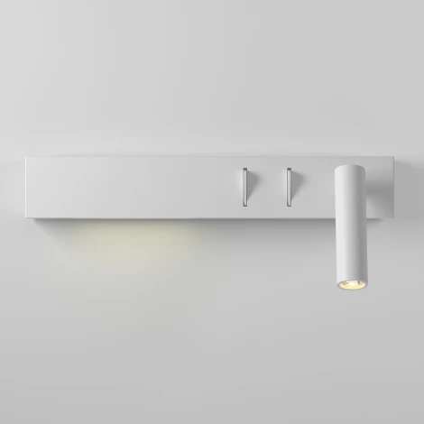 Настенный светильник со спотом Maytoni Comodo C031WL-L8W3K1 (LED, 220V, выключатель)