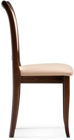 Деревянный стул Woodville Корнелл бежевый велюр / орех темный 515975